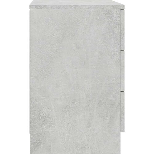  Noćni ormarić siva boja betona 38 x 35 x 56 cm od iverice Slike