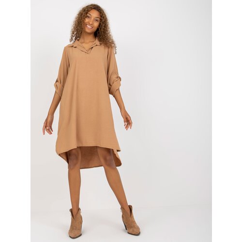 Italy Moda Dress-DHJ-SK-16328.33-camel Cene