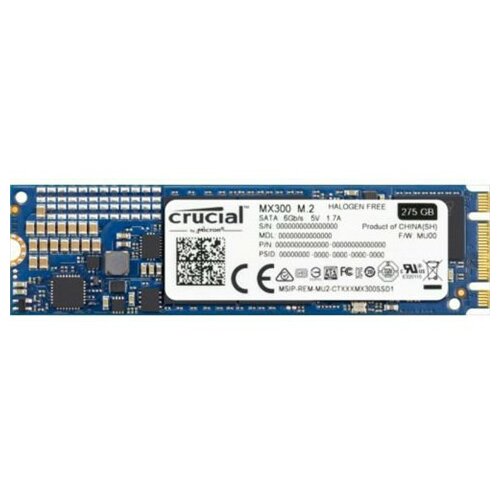 Crucial SSD 275GB MX300 M.2 Type 2280, CT275MX300SSD4 Slike