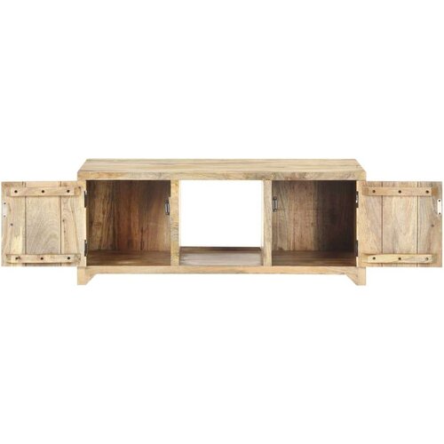  Klubska mizica 90x50x35 cm trden mangov les Cene