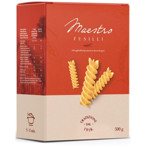 Danubius Testenina MAESTRO Fusilli 500g Cene
