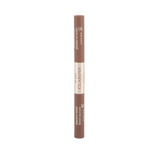 Clarins brow Duo maskara za obrvi in trepalnice 2v1 2,8g g odtenek 02 Auburn Slike