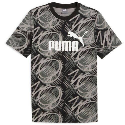 Puma POWER AOP TEE, muška majica, crna 678938 Slike