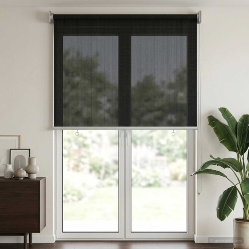  Vanjska roleta 90% blokada UV zraka Crna 80 x 230 cm HDPE Cijene