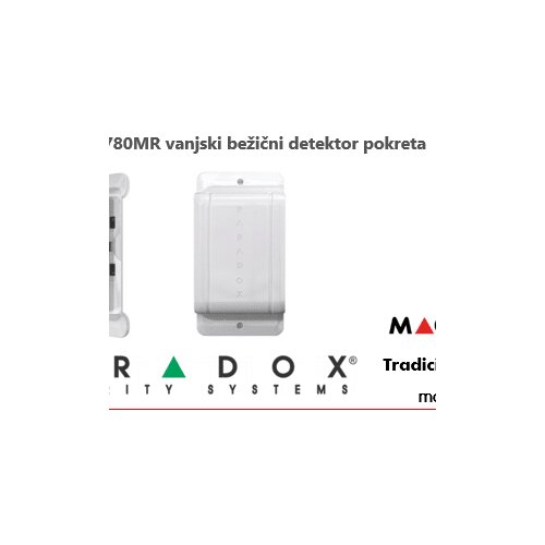 Paradox NV780MR vanjski bežični detektor pokreta Slike