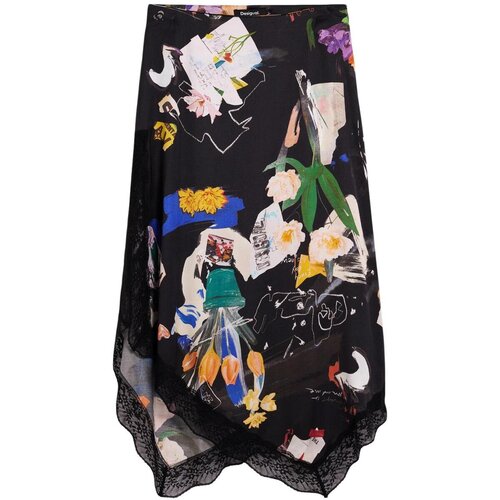Desigual Suknja miks boja / crna Slike