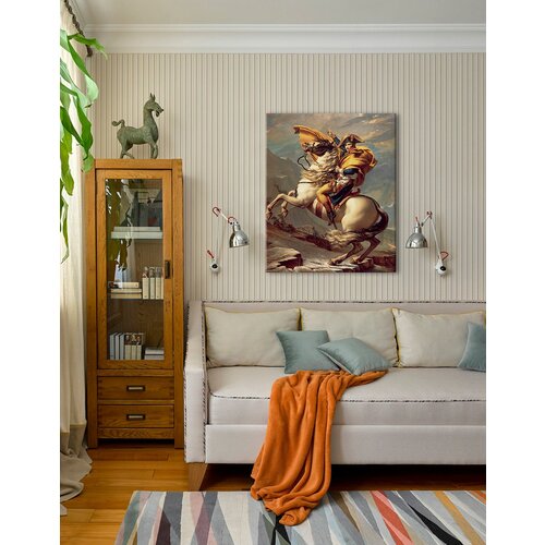  Slike na platnu Jacques-Louis David - Napoleon Crossing the Alps () Slike