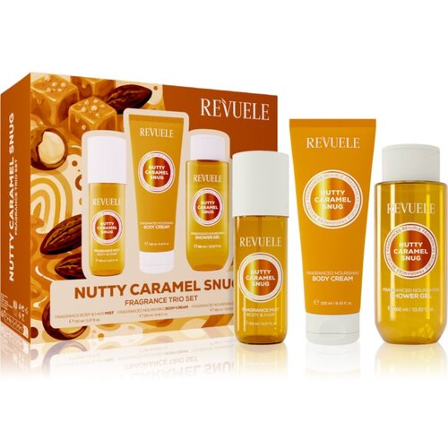 Revuele Nutty Caramel Snug Fragrance Trio Set darilni set za telo za ženske Cene