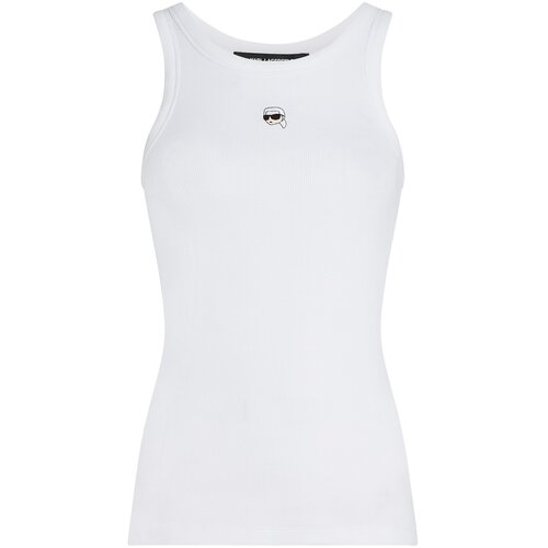 Karl Lagerfeld Top bež / črna / bela Cene
