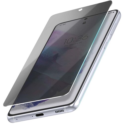 AVIZAR Zaščita zaslona iz kaljenega stekla za Samsung Galaxy S21 Plus, proti vohunjenju, Prozorno, (5000017623) Cene