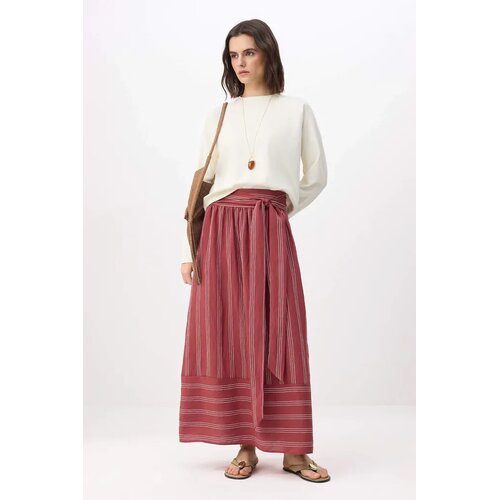 Trendyol Modest Ženska suknja Tctss26Ee00012, Crvena Slike