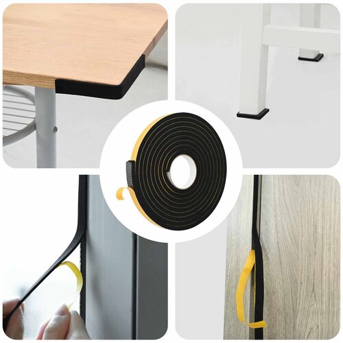  Samoljepljiva pjenasta traka 10 pcs Crna 15mm x 5m CR pjena Cene