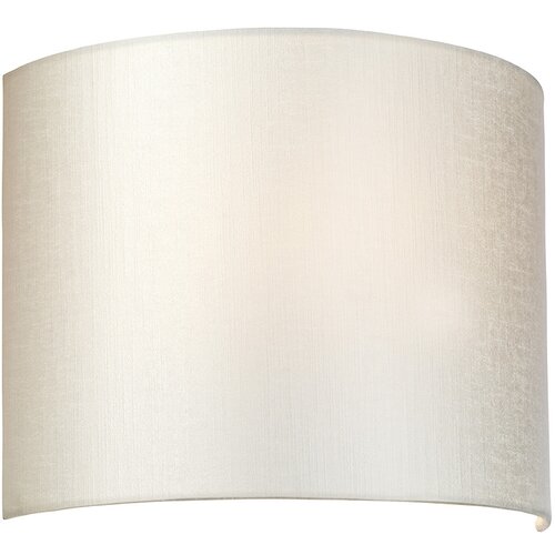 Elstead Lighting Elstead Lightbox Stenska svetilka Cooper srednje velikosti, ukrivljena, medenina, senčnik iz slonokoščevine in umetne svile, (22099067) Cene