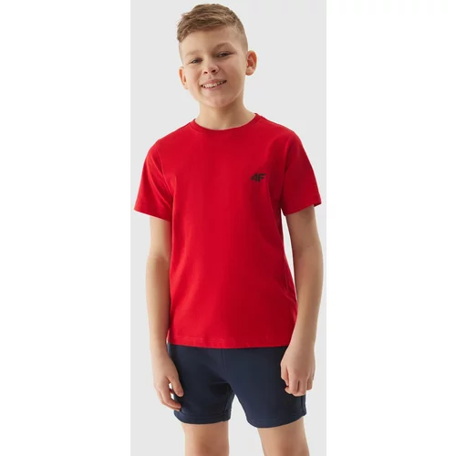 4f Boys' Plain T-Shirt - Red