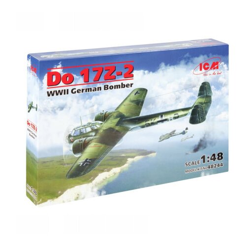 ICM Model Kit Aircraft - Do 17Z-2 WWII German Bomber 1:48 ( 060928 ) Slike