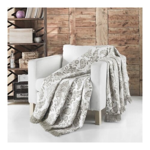 Dekordom Ćebe eco blanket 200x230 - 19803d - Žakard krem ( 021959 ) Slike
