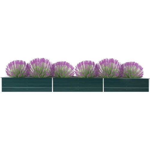 Furnova Visoka greda pocinkano jeklo 480x80x45 cm zelena, (21921493) Cene