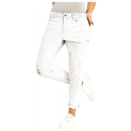 Only Hlače Lima Boyfriend Jeans L32 - White Bela Cene