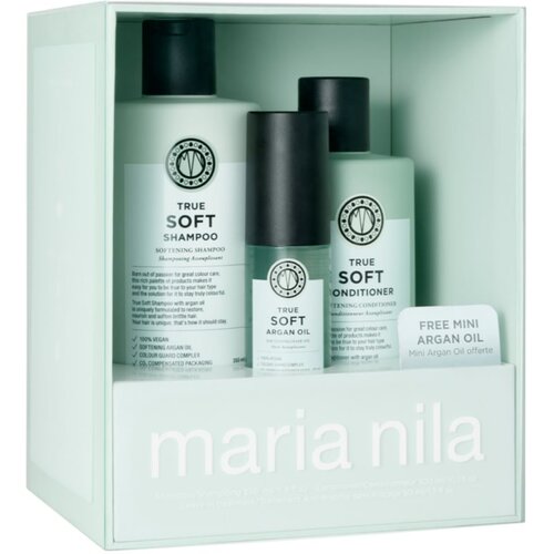 Maria Nila True Soft Holiday Box poklon set za suhu kosu Slike