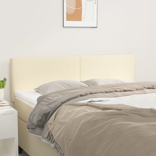 vidaXL Uzglavlja 2 kom krem 72 x 5 x 78/88 cm od umjetne kože Cene