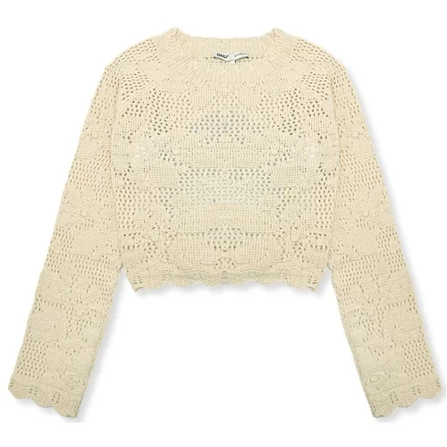 Only Cille Life Knit L/S - Birch Bež