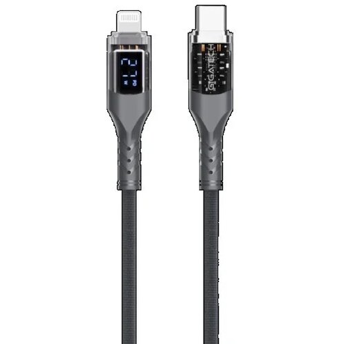 C USB kabel (Priključek USB C, priključek Lightning, Črna, 1 m) Slike