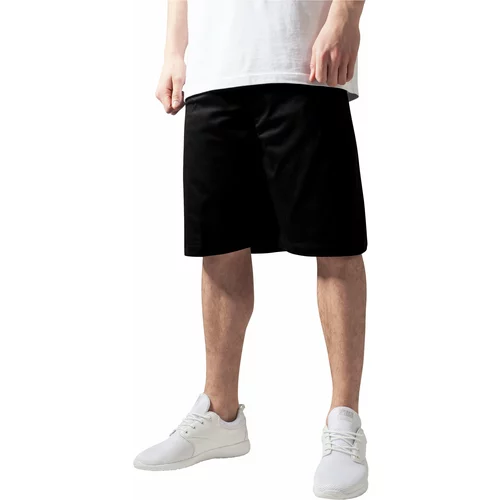 Urban Classics Plus Size Bball Mesh Shorts Black