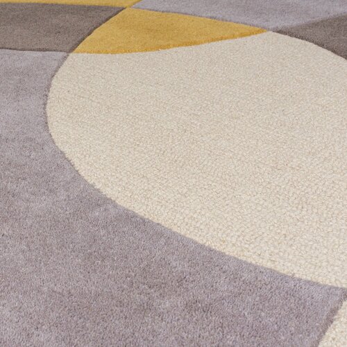 Flair Rugs Oker rumena/bež volnena preproga 200x290 cm Glow &amp;ndash; Slike