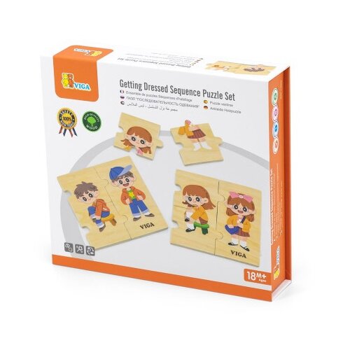 Viga puzzle oblačanje - redosled koraka ( 1041874 ) Cene