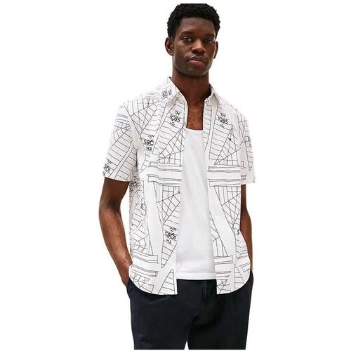 Tommy Hilfiger muška košulja kratkih rukava THMW0MW39267-0K4 Cene
