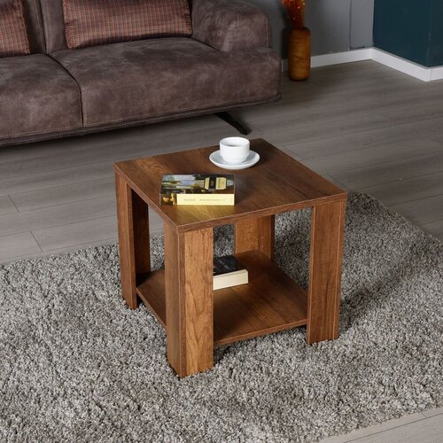 Hanah home Club sto Shp-550-Oo-1, 50x48x50 cm, Boja hrasta Slike