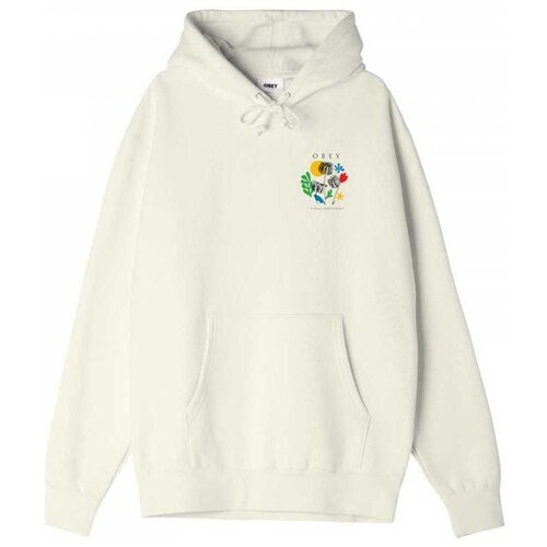 Obey Puloverji flowers papers scissors Bež Cene