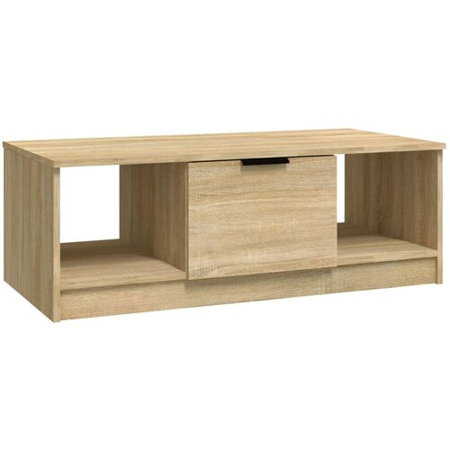 Maison Chic Klubska mizica - kavna mizica - Nizka mizica sonoma hrast 102x50x36 cm inženirski les, (21753348) Cene