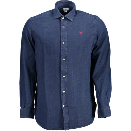 U.S. Polo Assn. US POLO SHIRT LONG SLEEVE MAN BLUE Slike