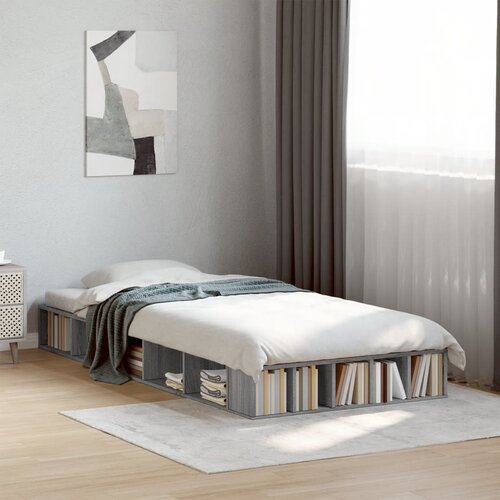 Furnova Posteljni okvir siva sonoma 90x190 cm inženirski les, (21937496) Slike