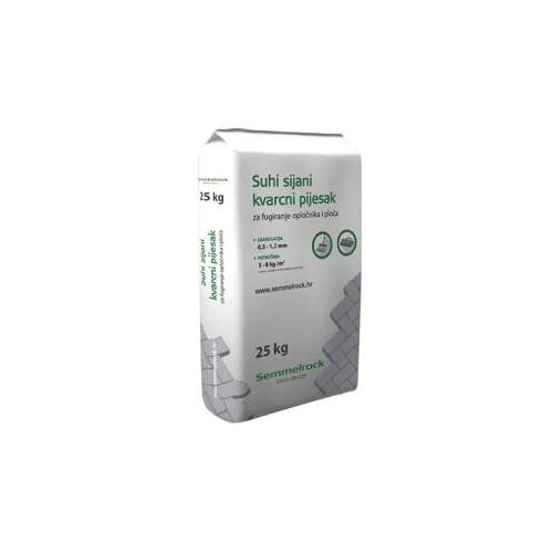 Semmelrock KVARCNI PIJESAK 25kg SIVA 0,1-1,3 -6208 Slike