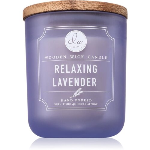 DW Home Signature Relaxing Lavender mirisna svijeća s drvenim fitiljem 340 g Cijene