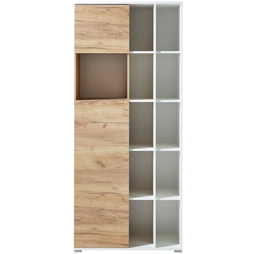 Germania Regal za knjige u dekoru hrasta 85x197 cm Lioni - Cijene