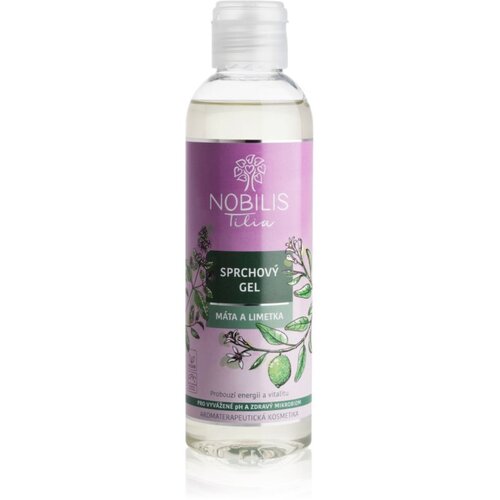 Nobilis Tilia Shower Gel osvežujoč gel za prhanje di&amp;scaron;ave M&amp;aacute;ta a Limetka 200 ml Slike
