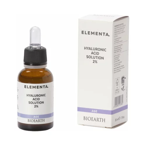 Bioearth ELEMENTA AGE raztopina hialuronske kisline 2% - 30 ml