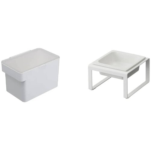 YAMAZAKI Set posuda i kutija za granule za kućne ljubimce Tower &amp;ndash; Slike