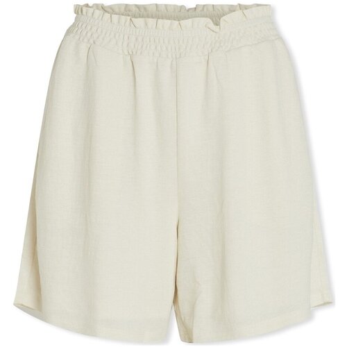 Vila Kratke hlače & Bermuda Carmena Shorts - Birch Bež Cene