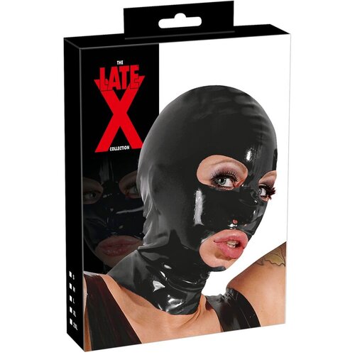Latex Maska za glavu Crna Slike