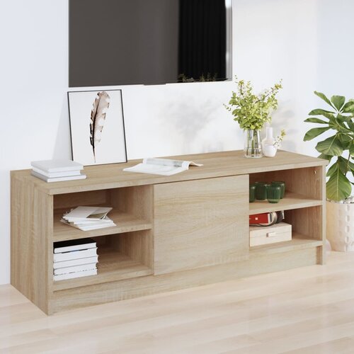 VidaXL TV omarica sonoma hrast 102x35,5x36,5 cm konstruiran les Slike