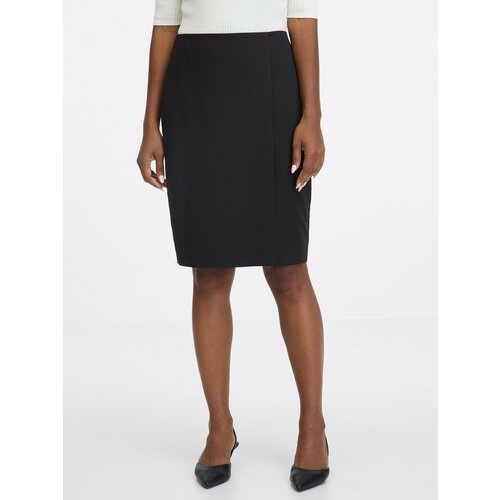 Orsay Black women's knee-length pencil skirt - Women's Cene