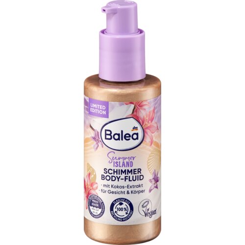Balea Summer ISLAND svetlucavi fluid za telo i lice 75 ml Cene