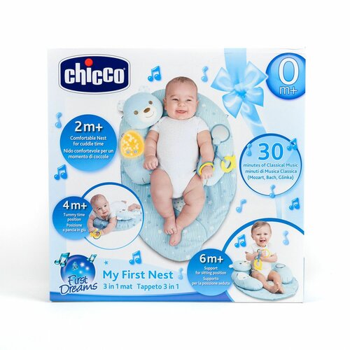 Chicco Nest podloga za bebu plava Slike