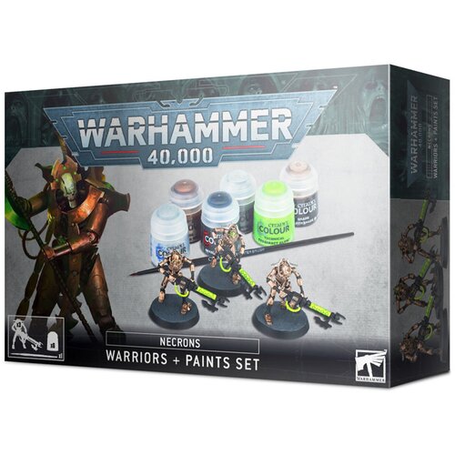 Games Workshop Warhammer Necrons Warriors + Paints set Slike