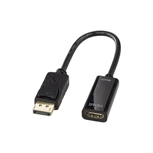 Lindy 41718 adapterski kabel [1x mu&scaron;ki konektor DisplayPort - 1x ženski konektor HDMI] crna 20.00 cm Cijene