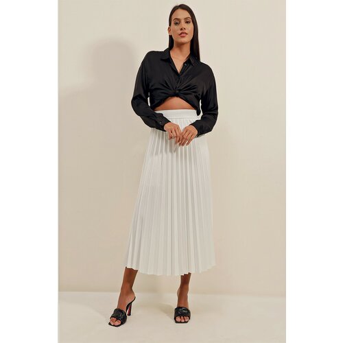 Bigdart Skirt - White - Maxi Slike